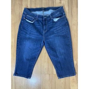 Judy Blue Jeans Women's 20W Blue Skinny Fit Capri